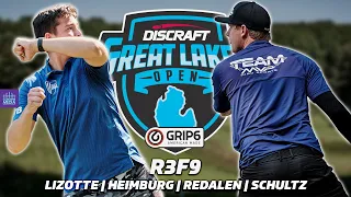 2023 Discraft Great Lakes Open | R3, F9 | Lizotte, Heimburg, Schultz, Redalen | Playoffs