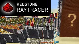 I built a 3D RAY-TRACER using REDSTONE  (Minecraft) + Download