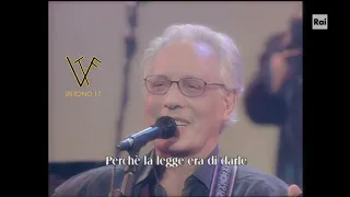 Enzo Jannacci - "El me indiriss" LIVE • da "Speciale per me" (2005)