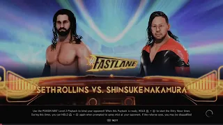 WWE Fastlane 2021 Seth Rollins vs Shinsuke Nakamura