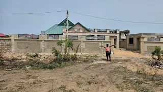 Building in Ghana ( Facial board with matching roof color