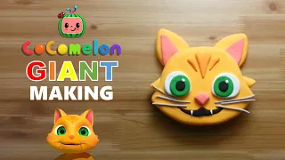 GIANT cocomelon KIKI clay cracking making 거대 코코멜론 키키 클레이로 만들기