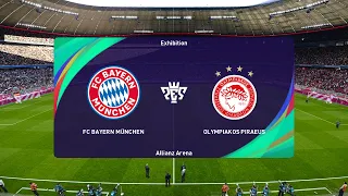 Bayern München U19 vs Olympiacos U19 (12/03/2024) Quarter-final UEFA Youth League PES 2021