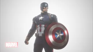 Captain America " MARVEL "  🎊 HD Slide Tributo
