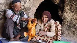 Love Story in a Cave part 2 |Old Lovers Living in Cave Like 2000 Years Ago |Village life Afghanistan