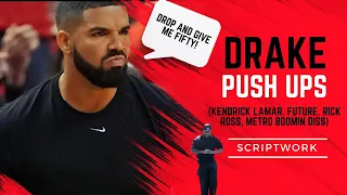 HE DISSING EVERYBODY!!! | DRAKE - PUSH UPS (KENDRICK LAMAR, FUTURE, METRO BOOMIN, RICK ROSS DISS)