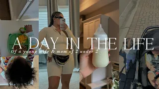 A DAY IN THE LIFE OF A 21 YEAR OLD MOM WITH 2 UNDER 2| the real of being a young mom + our routine!