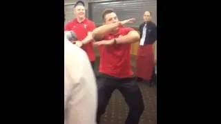 *Must Watch* Wales under 20 player does his version of the Haka " New Zealand Players Go Wild !"