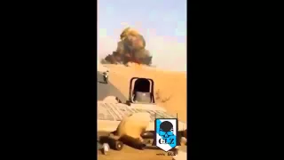 IRAQ WAR! M1 abrams blows up a truck with ammunition - Ирак, М1 Абрамс подрывает грузовик, новости