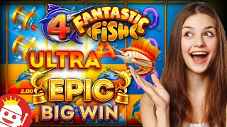 4 FANTASTIC FISH 🐟 QUICK HIT 🔥 SUPER EPIC BIG WIN!