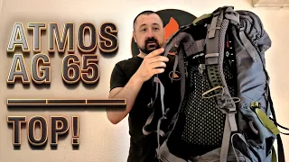 OSPREY Atmos AG 65 - Najudobniji ruksak na tržištu OPREMA ZA KAMPIRANJE