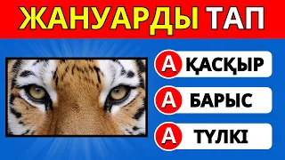 КӨЗІ АРҚЫЛЫ ЖАНУАРДЫ ТАП🙈| ТАПҚЫРЛАР✅