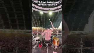 PART 2: Travis Barker At Coachella 2023 Showing Why He's The G.O.A.T  🐐  #shorts #travisbarker