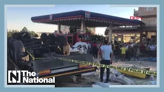 16 dead after truck hits crowd in Turkey
