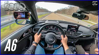 2016 Audi A6 [3.0 | 320HP] V6 Limousine - POV Autobahn Top Speed Drive