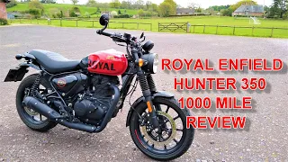 ★ ROYAL ENFIELD HUNTER 350 1000 MILE REVIEW ★