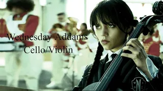 Badass Classical audio cello music - Wednesday addams/Dark academiaJenna Ortega violon music .3