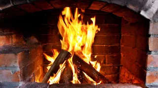 🔥 10 HOURS Relaxing Real Fireplace Crackling Cozy Fire Sounds Burning NO MUSIC Night Sleeping ASMR