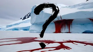 Why there is Blood falling off in Antarctica glacier  ??