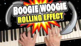 WOW! Stand Out From The Rest ! Play Boogie Woogie Piano Rolling Effect Lick ! Piano Lesson