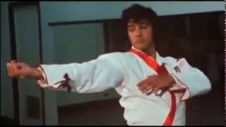 Elvis doing karate