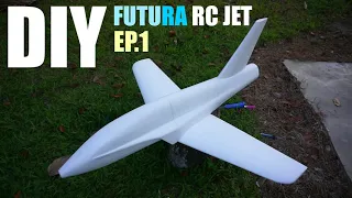 Easy build rc airplane you can do.How to make Futura rc jet plane with foam by DIY RC PLANE EP.1