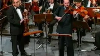 W.A. Mozart - Sinfonia Concertante-Andante / Igor Oistrakh and Valery Oistrakh (part I)