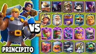 LITTLE PRINCE vs ALL THE CARDS | NEW CHAMPION | 1 vs 1 | Clash Royale