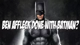 Ben Affleck Out as Batman in the DCEU? Comic Con 2017 News