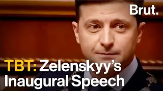 TBT: Ukrainian President Volodymyr Zelenskyy's Inaugural Speech