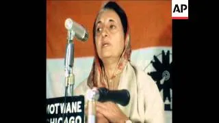 SYND 9 2 77 MRS GANDHI SPEAKS AFTER GIVEN CONGRESS PARTY MANIFESTO