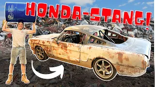 Building The Weirdest Fastback Ever With Rusty Scrap Metal! ("Masutangu" Rebuild Pt.2)