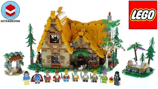 LEGO Disney 43242 Snow White and the Seven Dwarfs' Cottage Speed Build Review