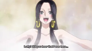 Luffy Reunite with Hancock - One Piece 895