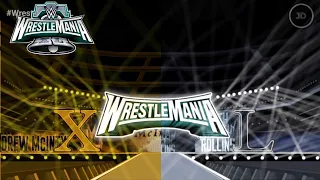 Seth Rollins VS Drew McIntyre:Wrestlemania 40 Stage Animation + Drew's Broken Dream Theme Song