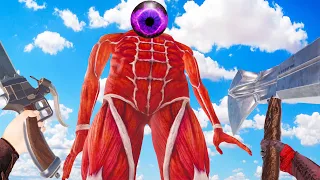 I Sliced the Colossal Titan with Stormbreaker in Blade and Sorcery Multiplayer VR!