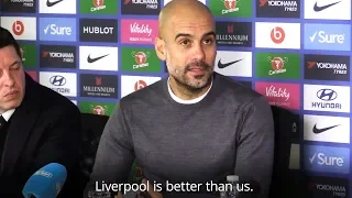 Pep Guardiola - 'Liverpool Are Better Than Us Right Now'
