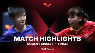 Sun Yingsha vs Chen Xingtong | WTT Macao Women's Final HIGHLIGHTS