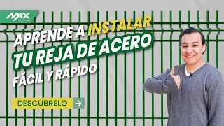 Aprende a instalar tu reja de acero fácil y rápido