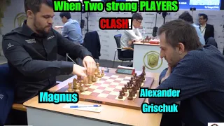 What happens when TWO STRONG PLAYERS CLASH! Magnus vs Alexander