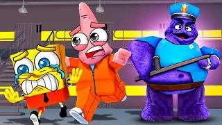 Escaping GRIMACE in Barry's Prison Obby?!