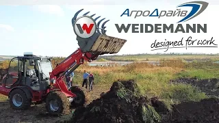 Weidemann 4080LPT, фронтальный погрузчик телескопический.