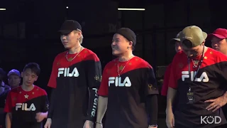 KOD World Cup 2018 - Canada vs China  || Top 8 Popping team battle