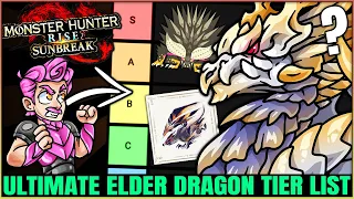 100% Correct PERFECT Elder Dragon Tier List - Best Ranking Before Monster Hunter 6!