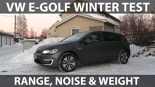 Volkswagen e-Golf winter test