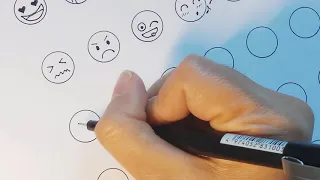 easy to draw emotion faces emoji skype yahoo facebook zalo