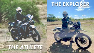 CFMOTO 450MT vs  Himalayan 450 First Impressions on a Flat Track & Specs Comparison