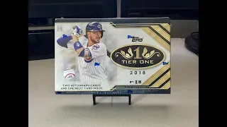 2018 Topps Tier One Hobby Box   |   I Have No Self Control