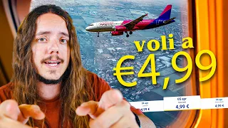 VOLI A €4,99 ✈️ come trovarli e come funzionano le compagnie LOW COST