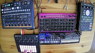 DARK TECHNO (Behringer Edge, Volca FM, DrumBrute Impact, Circuit Tracks, ROLAND SP-404A)